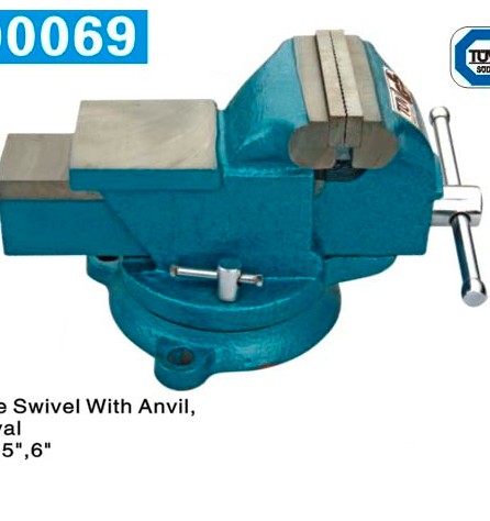 Bench Vise with Swivel Base