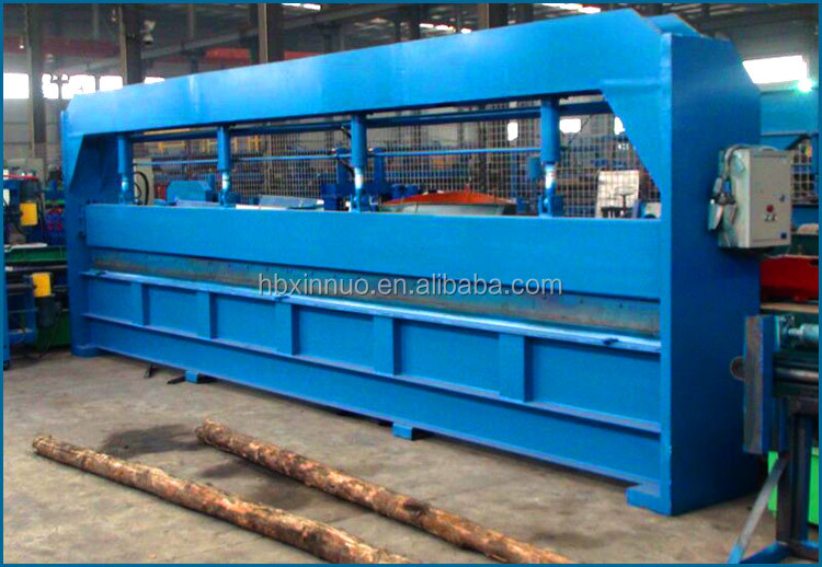Metal forming machine with hydraulic cylinders