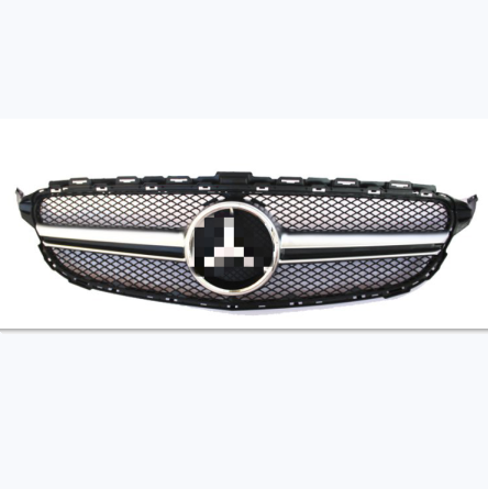 Black Chrome Car Grille for Benz C-Series W205 (2014-2015)