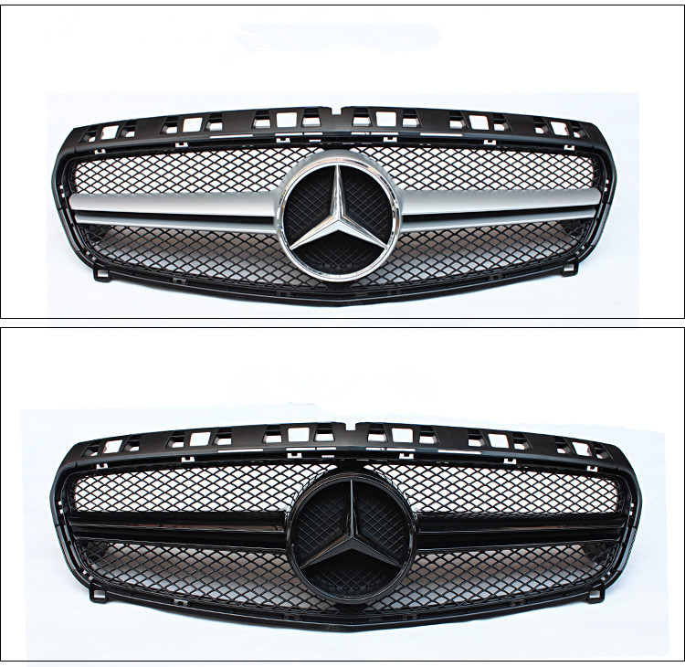 Mesh Front Grille for Mercedes-Benz W176 AMG 2013-2014