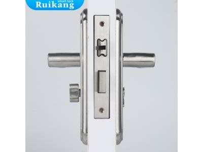 Best brand double side 304 Stainless steel bathroom toilet handle security key door lock - Image 2