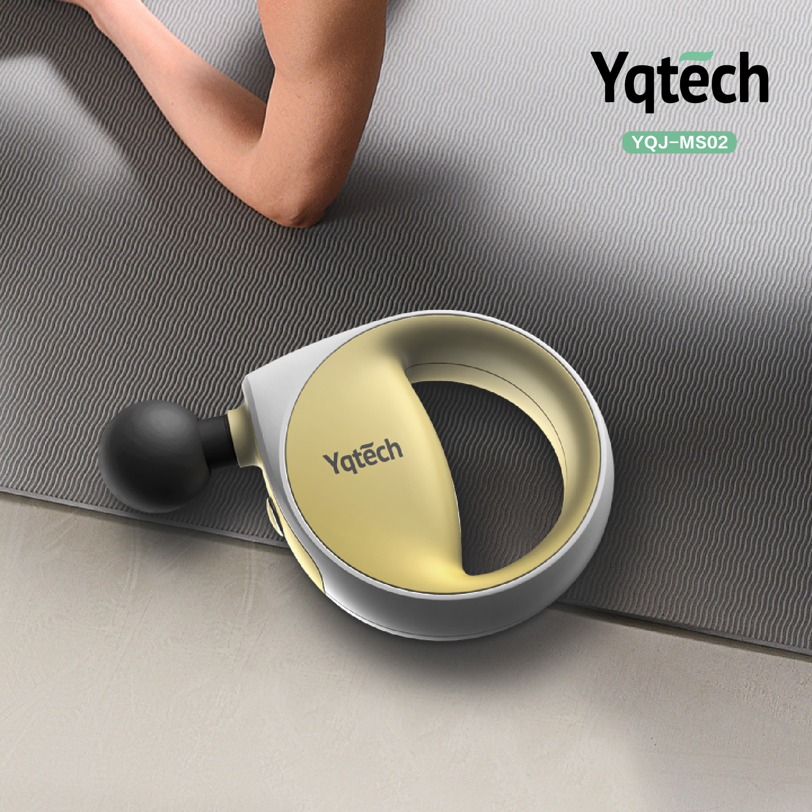 best Mini massage gun for ladies yellow color chiropractic massage gun can be customized logo - Image 2