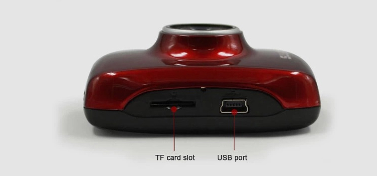 TF card slot and USB port locations