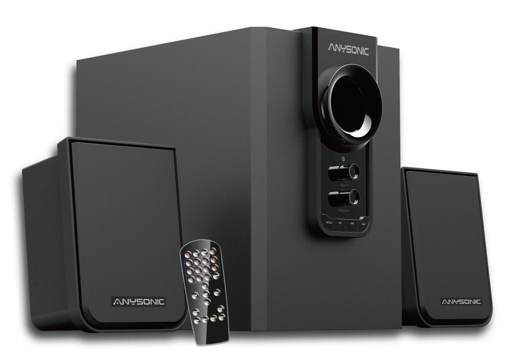 Multimedia Stereo Speaker System with Remote Control