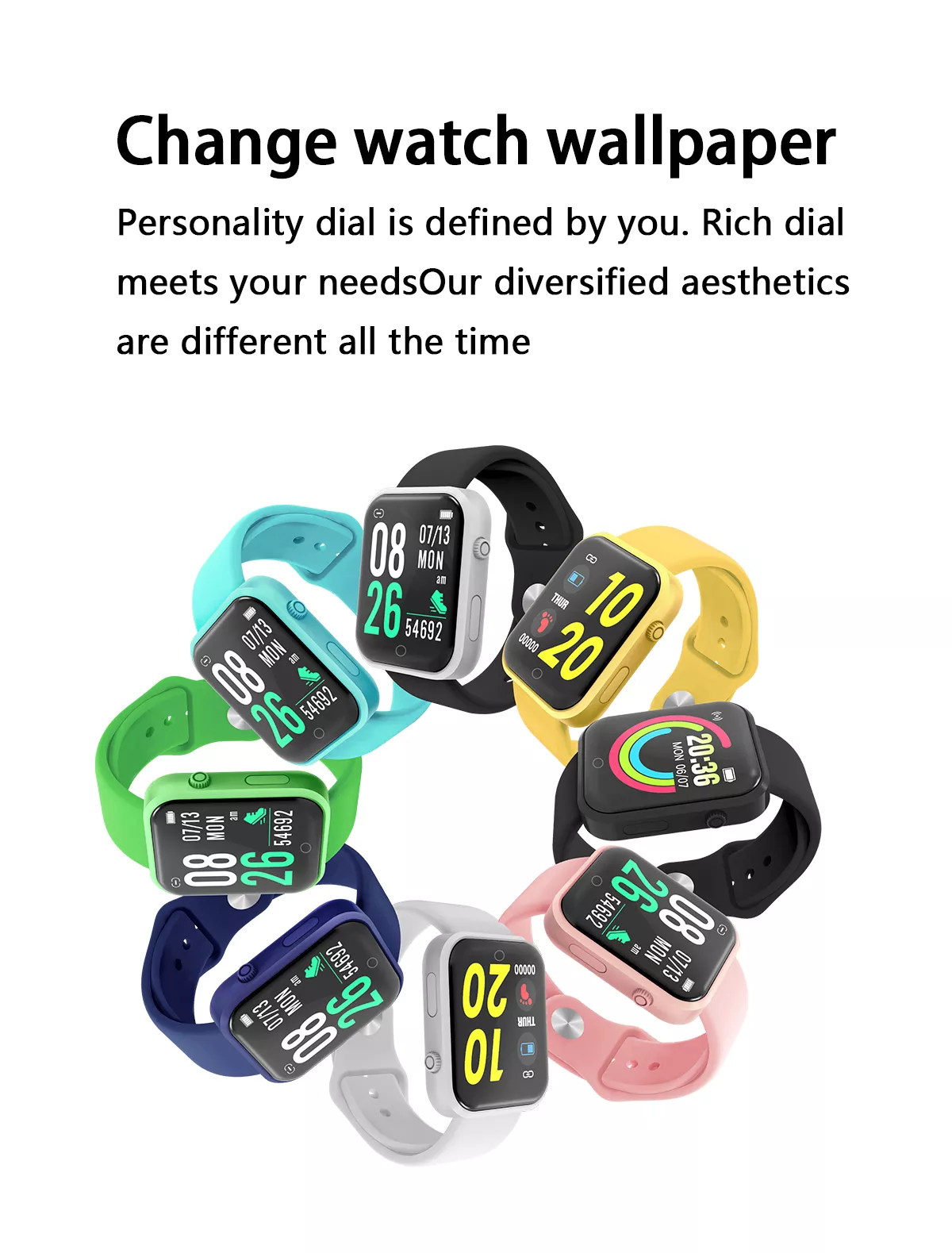 Customizable watch face gallery
