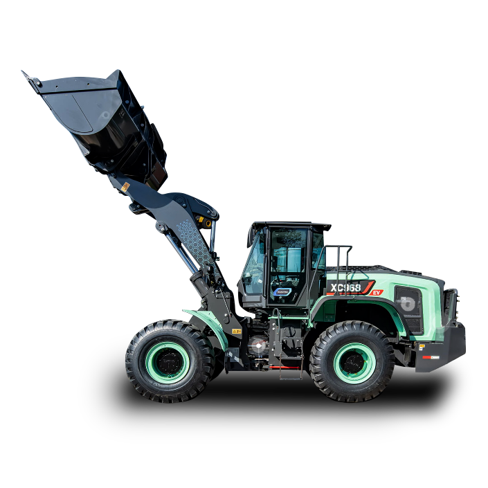 6-ton electric wheeled loader with high-capacity bucket