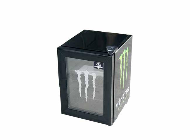 Compact Beverage Display Freezer with Glass Door