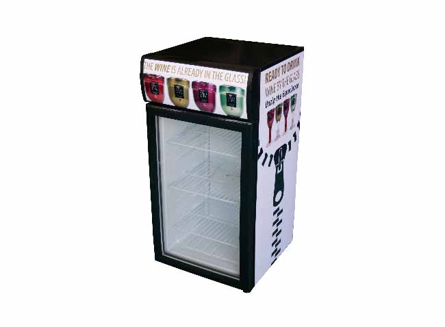 Glass Door Beverage Display Freezer