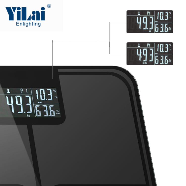 Bluetooth Body Composition Scale with ITO Technology
