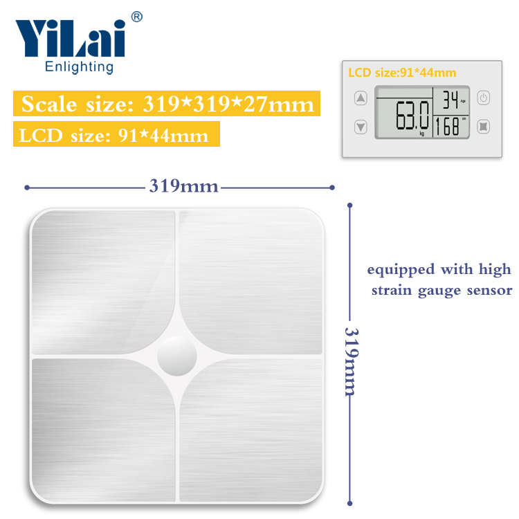 Digital Body Composition Analyzer with Bioelectrical Impedance