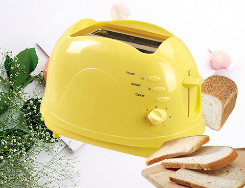 Two-Slice Electric Kitchen Toaster with Variable Browning