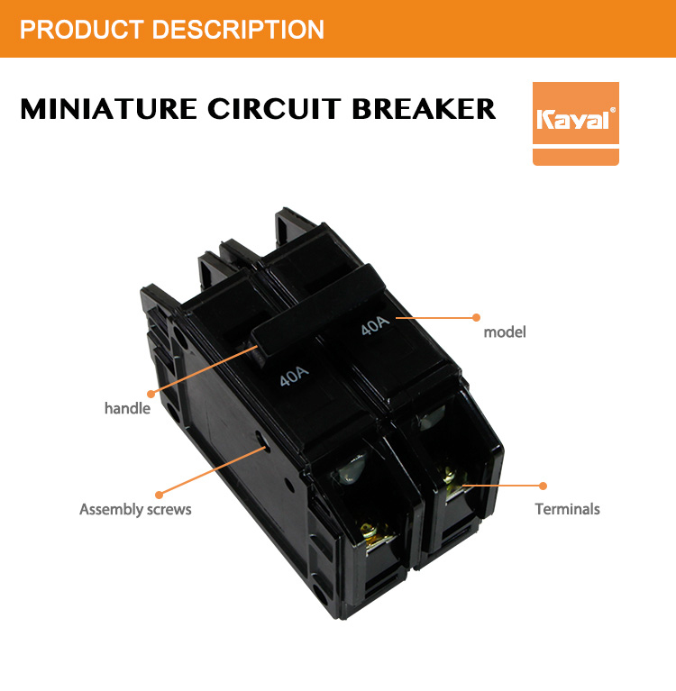 Diagram of Miniature Circuit Breaker components