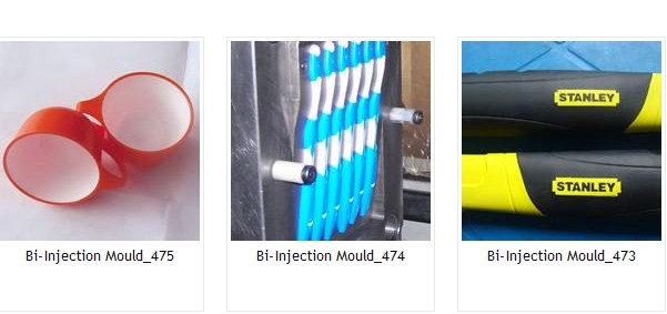 Bi-Injection Mold for Multi-Component Plastic Parts