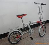 Folding Commuter Bicycle with 16-Inch Wheels