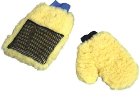 Car Wash Mitts with Mesh Scrubber