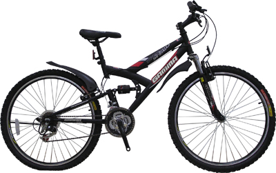 Full Suspension Mountain Bicycle