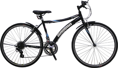 Hybrid Bicycle with Fenders