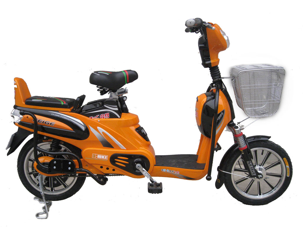 Step-Through Frame Electric City Bicycle