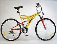 Full Suspension Mountain Bicycle