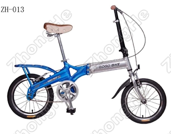 Compact Folding Bicycle with 16-Inch Wheels