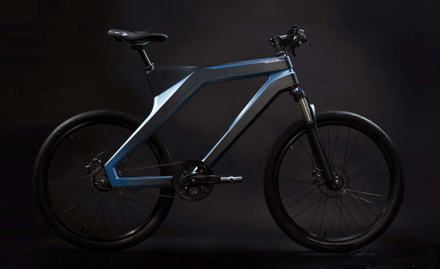 Modern Hybrid Bicycle with Integrated Lighting