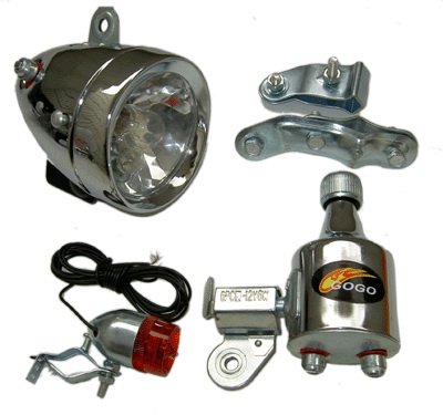 Bicycle Dynamo Lighting Set