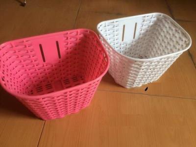 Woven Plastic Bicycle Basket