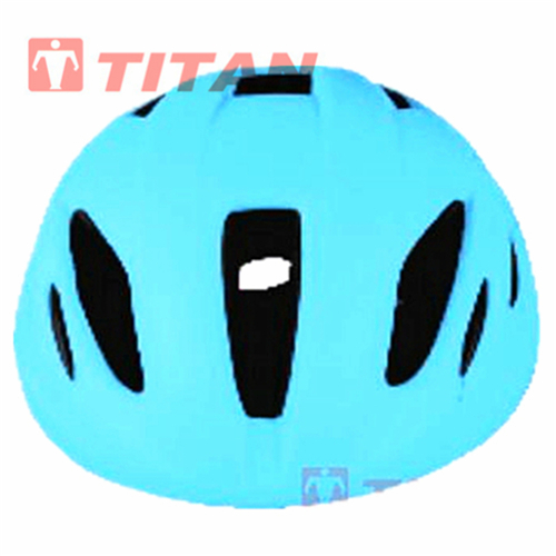 White bicycle helmet detail