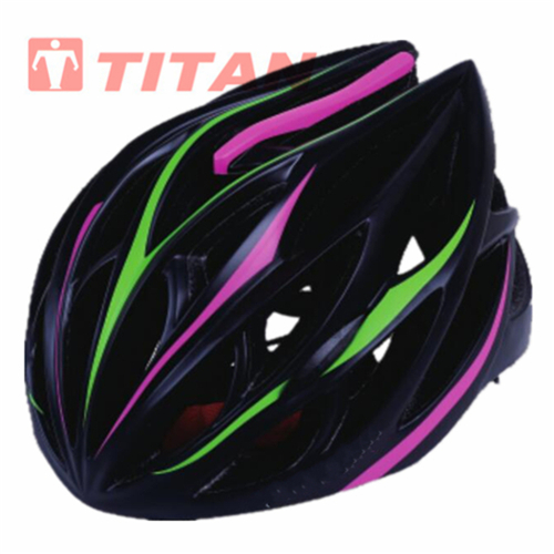 Streamlined helmet with EPS foam liner