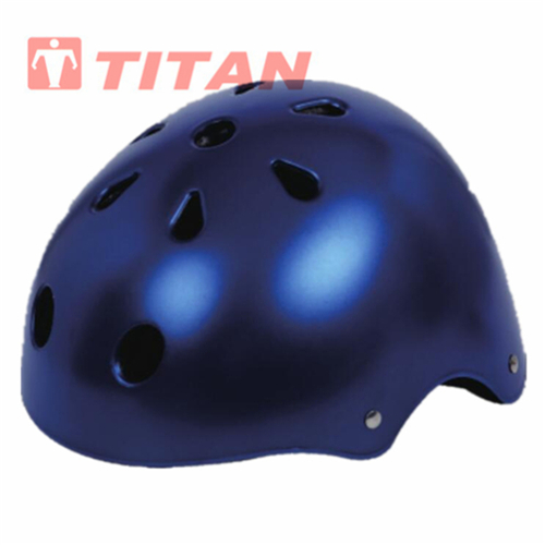 Front view of the bicycle helmet with fashion coating