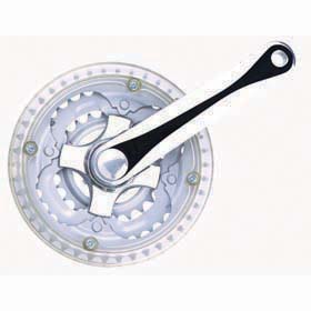 Bicycle Crankset with Aluminum Chainring