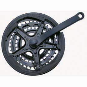Bicycle Crankset with Integrated Crank Arm