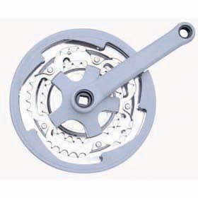 Bicycle Crankset with Multiple Chainrings