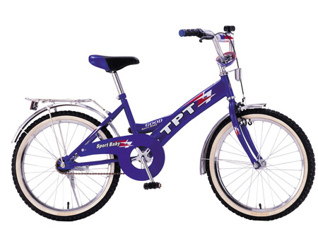 Children's Bicycle with Fenders and Rear Rack