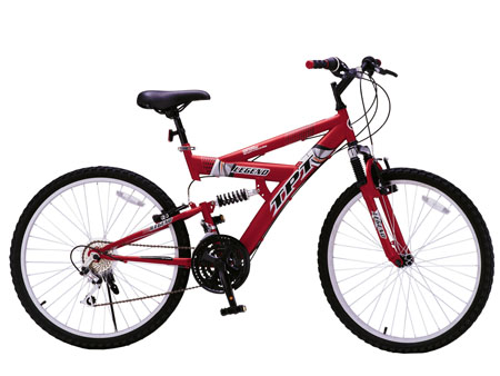 Full Suspension Mountain Bicycle