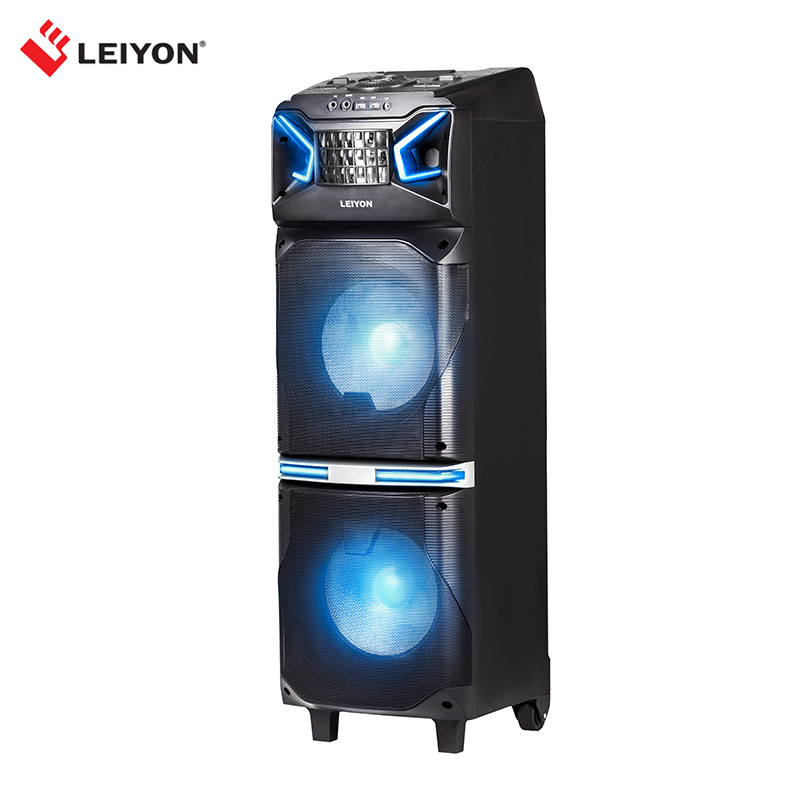 Portable Party Speaker with Lighting Effects