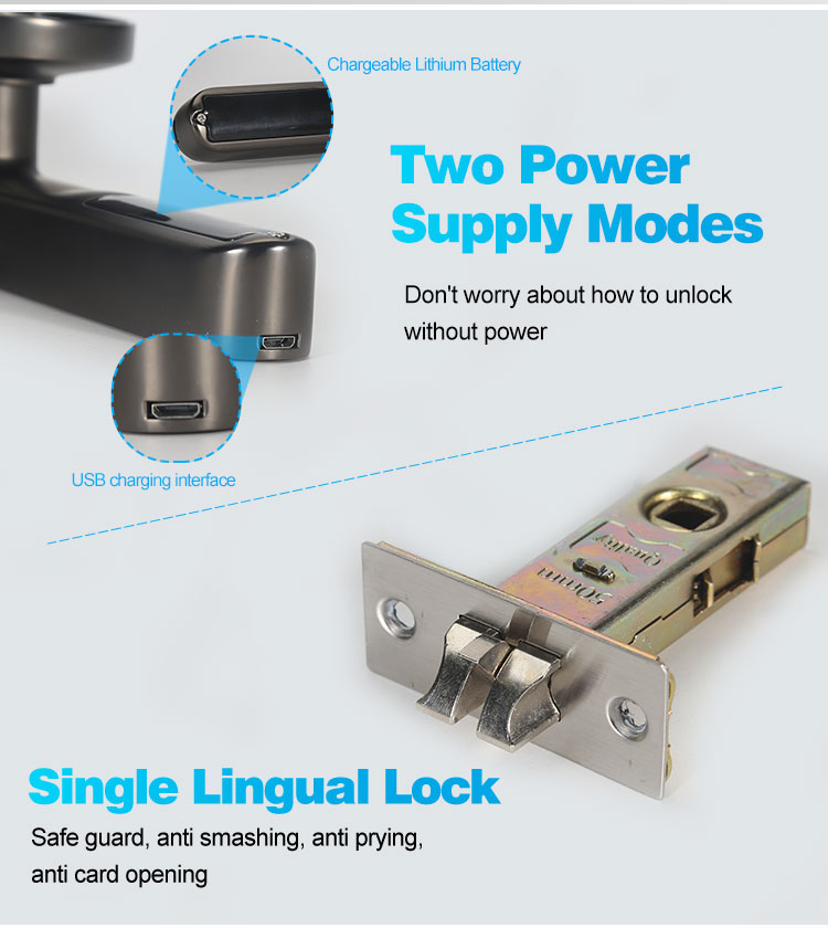 Power supply modes and lock security features