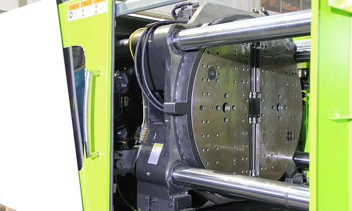 Clamping system and rotary platen area