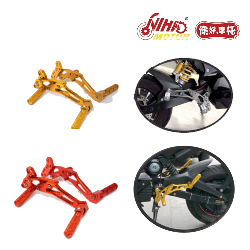 CNC machined foot pedals for electric scooters