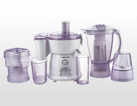 Multi-Functional Food Processor with Juicer and Blender