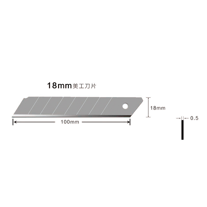 Utility Blade with Segmented Edges