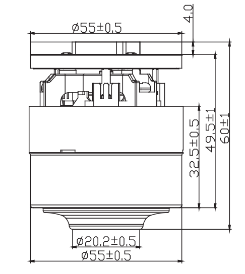 Brushless DC Motor for Vacuum Cleaners