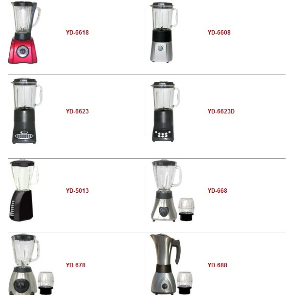 Kitchen Countertop Blender with Glass Jar