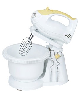 Electric Stand Mixer with Rotating Bowl