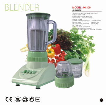 1.5L Plastic Jar Blender with Bean Filter