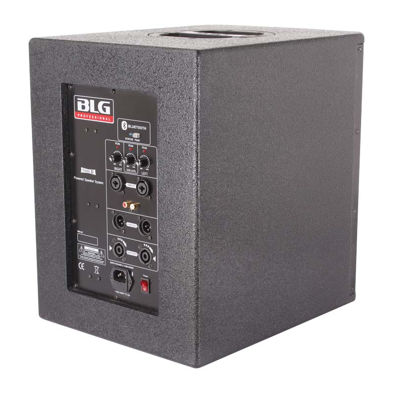 400W 2-Way Active Speaker System with Bluetooth