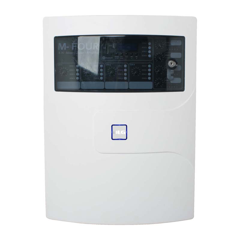 BLG M-FOUR wall-mount multi-channels zoner amplifier with Bluetooth/USB/FM radio - Image 2
