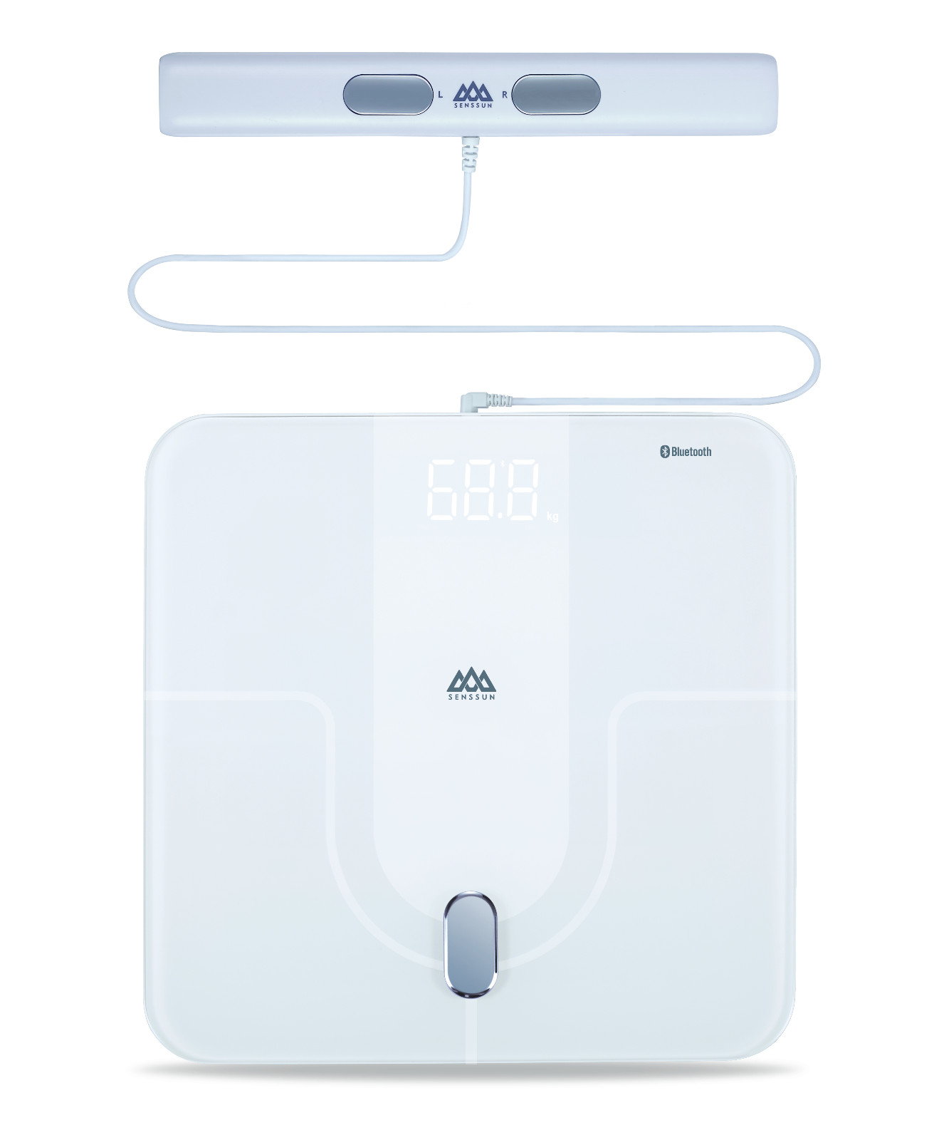 Bluetooth Body Composition Analyzer with Handheld Unit