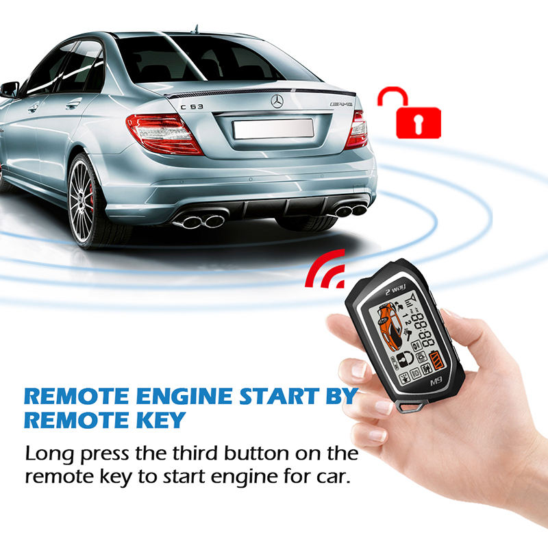 Bluetooth PKE two-way car alarm system - Image 2