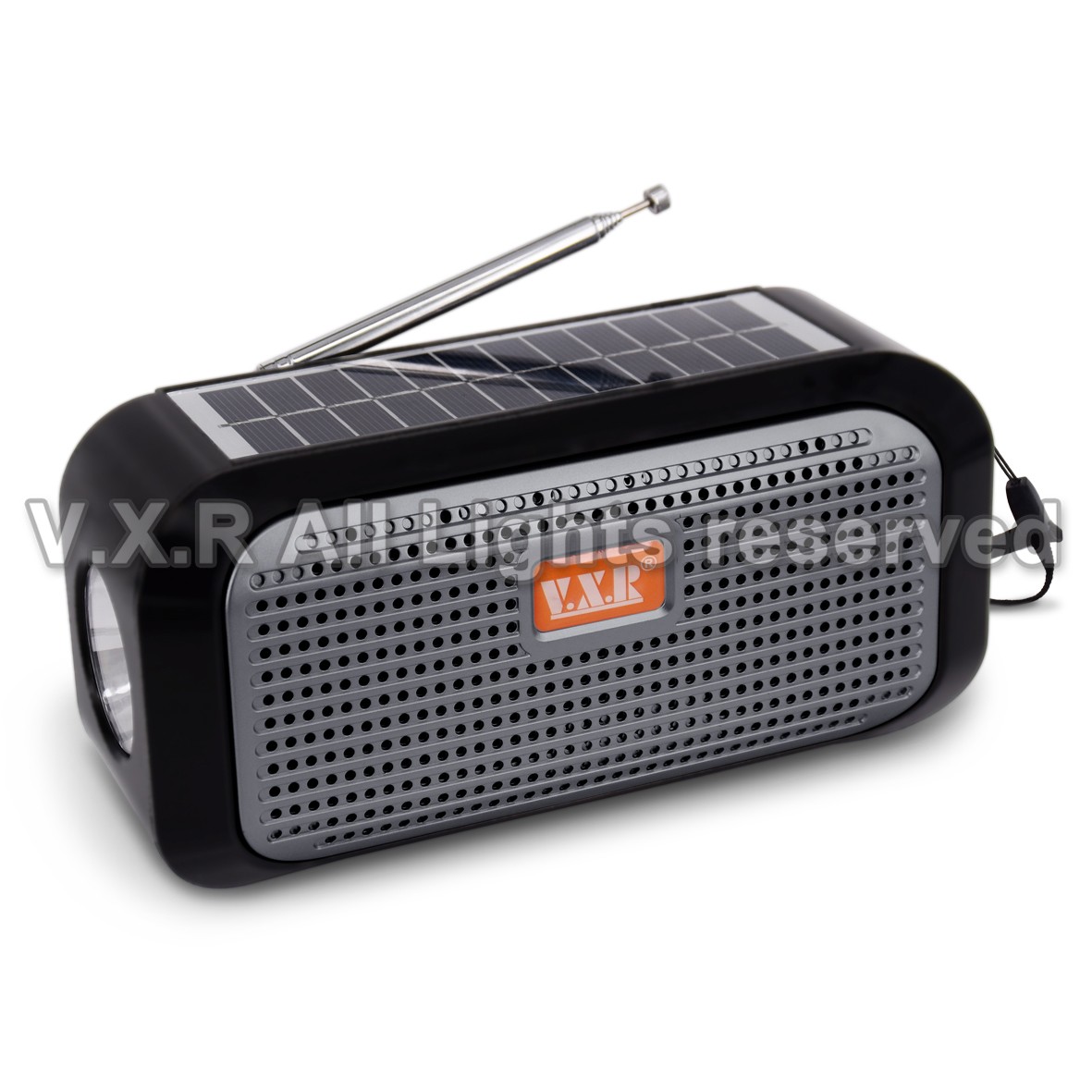 Portable Solar Bluetooth Speaker with Flashlight